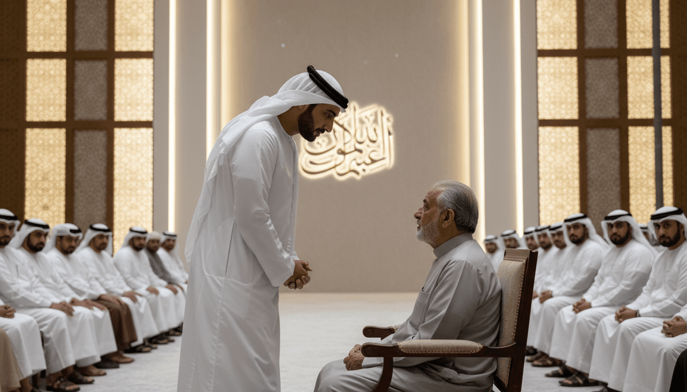 Sheikh Mansour bin Mohammed bin Rashid Al Maktoum Offers Condolences for Prominent Dubai Resident