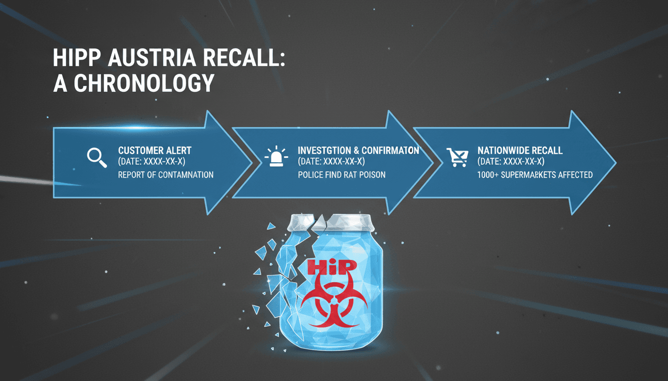 HiPP baby food recalled in Austria due to rat poison contamination