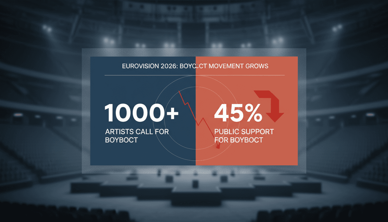 Over 1000 Artists Call for Eurovision 2026 Boycott Due to Israel's Participation