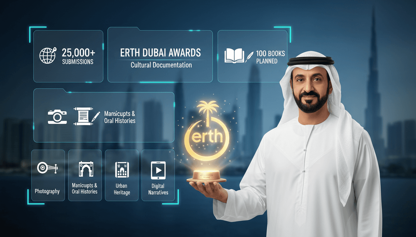 Sheikh Mohammed bin Rashid Al Maktoum awards Erth Dubai Awards for cultural documentation