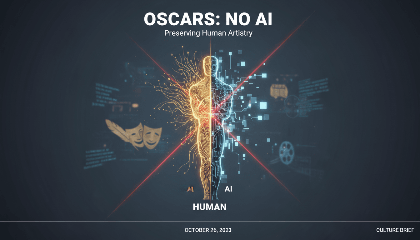 Academy of Motion Picture Arts and Sciences bans AI actors and screenplays from Oscars