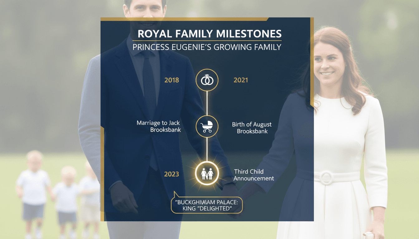 Princess Eugenie announces pregnancy with third child