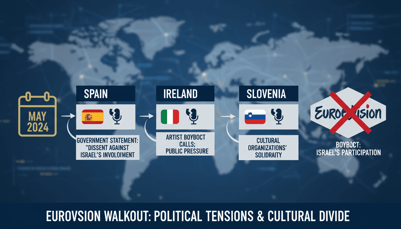 Protest against Israel's participation in Eurovision Song Contest