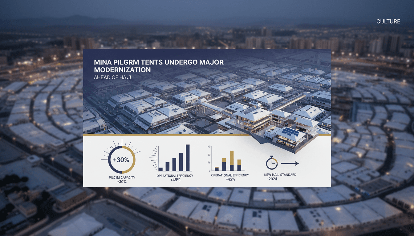 Mina Pilgrim Tents Undergo Major Modernization Ahead of Hajj