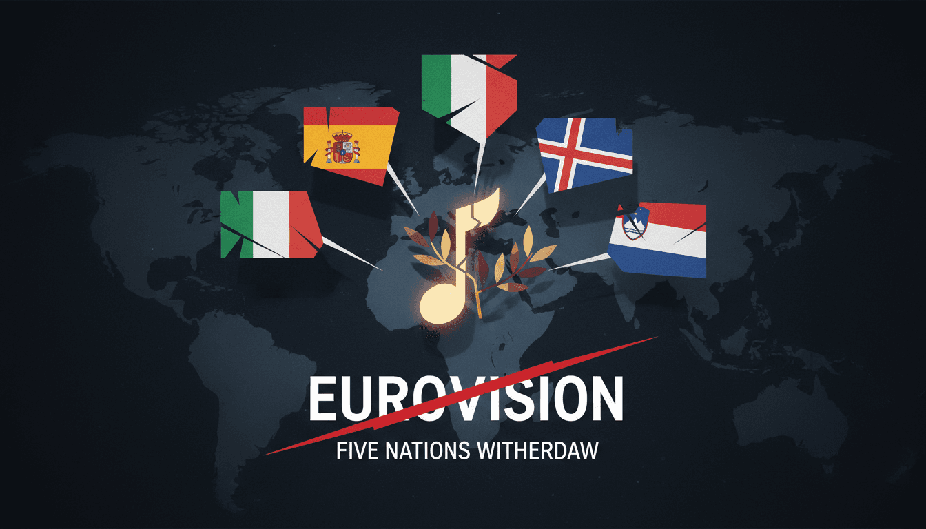 Five Countries Boycott Eurovision Over Israel's Participation Amid Gaza Conflict