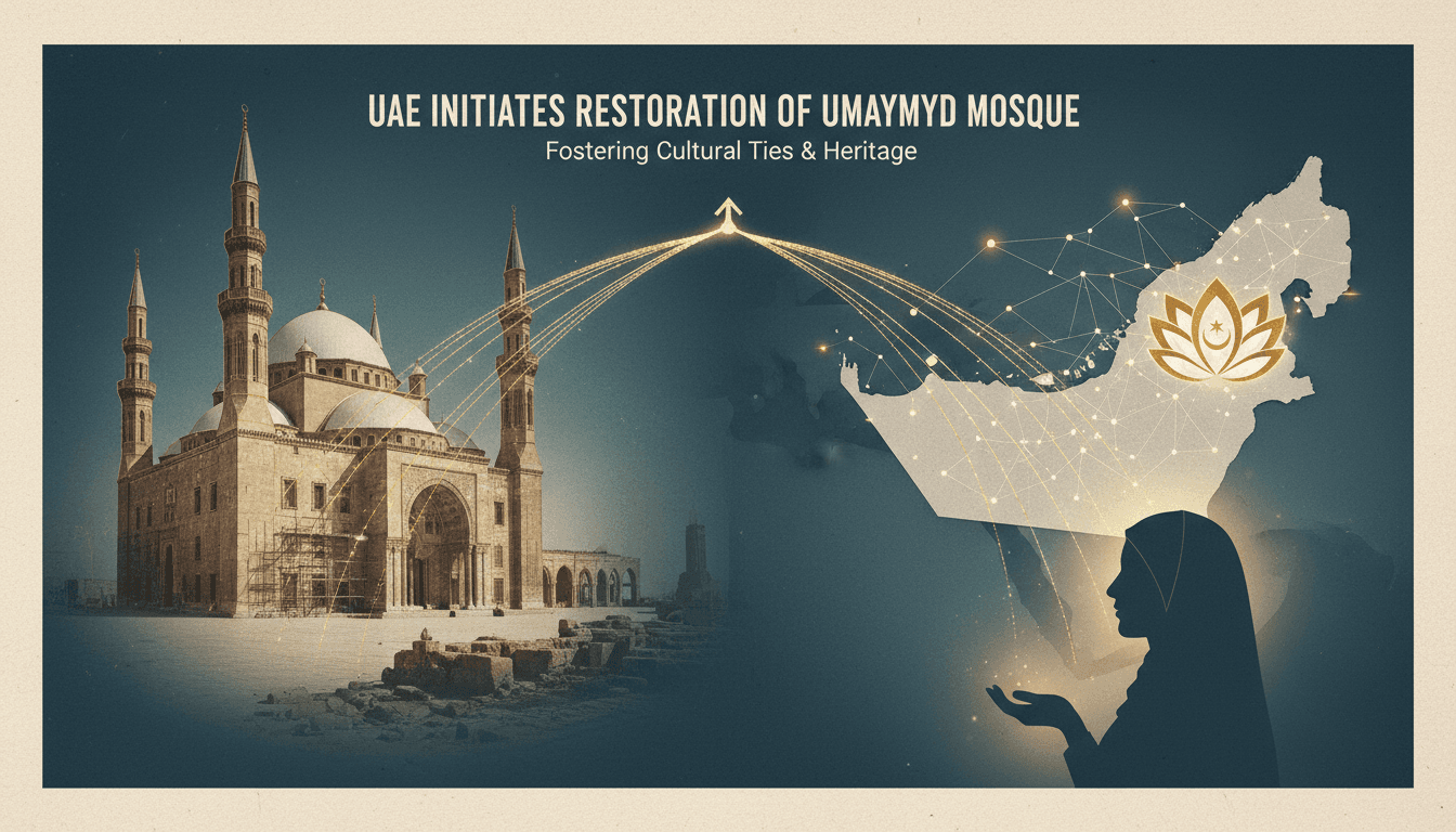 Restoration of the Umayyad Mosque in Damascus by the UAE