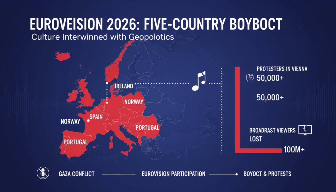 Five Countries Boycott Eurovision Final in Protest Against Israel's Participation