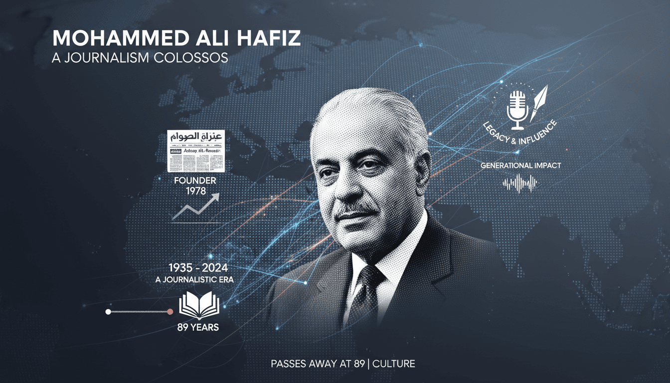 Prominent Saudi Journalist Mohammed Ali Hafiz Passes Away