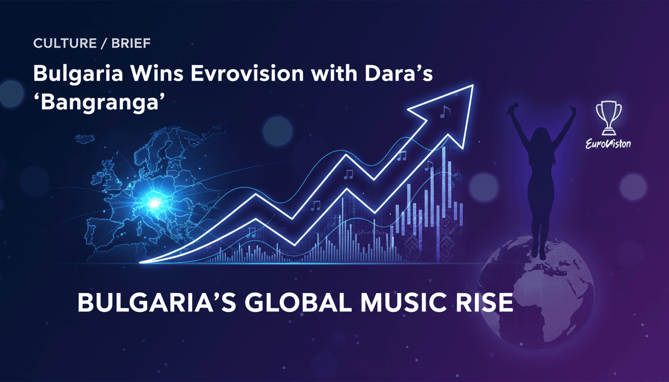 Bulgaria wins first Eurovision Song Contest with Dara's 'Bangaranga'