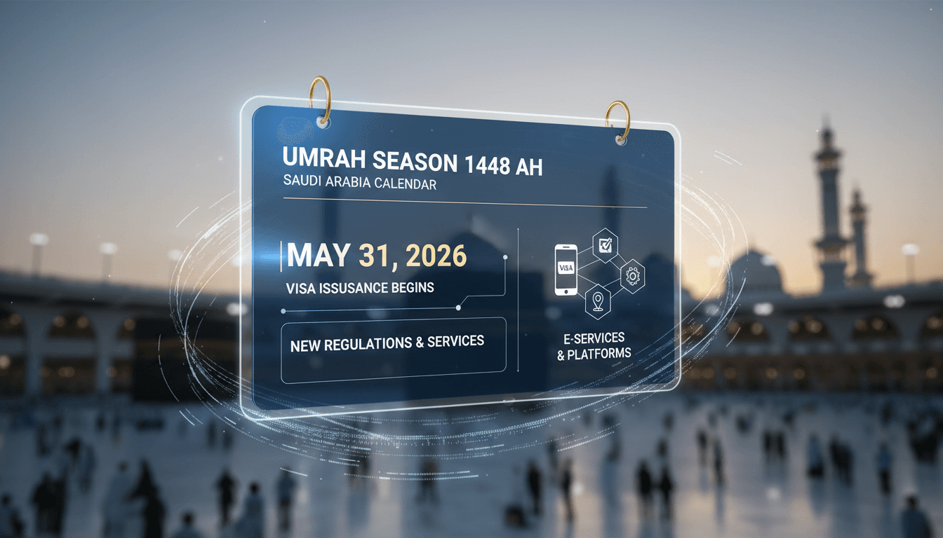 Saudi Arabia announces Umrah season calendar for 1448 AH