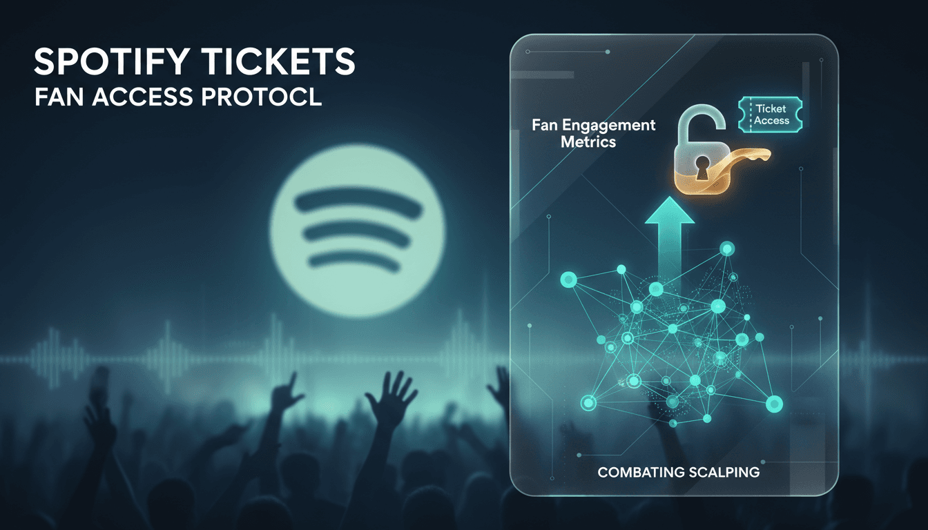 Spotify's initiative to reserve concert tickets for dedicated fans
