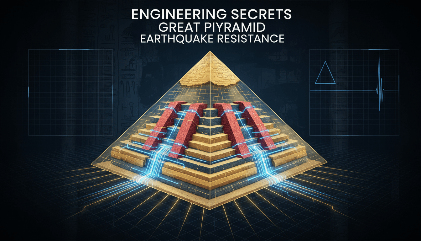 Engineering analysis of the Great Pyramid's earthquake resilience