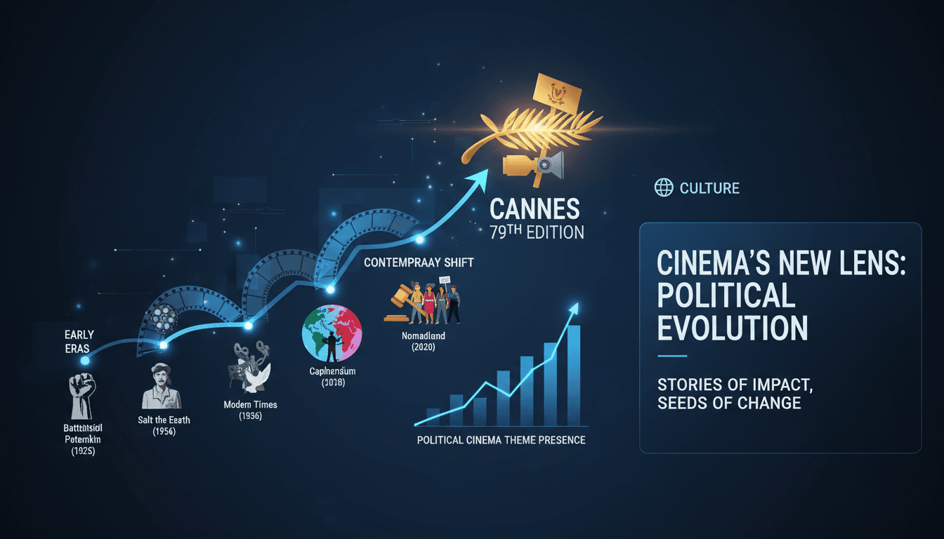 A vibrant scene from the Cannes Film Festival showcasing filmmakers and stars.