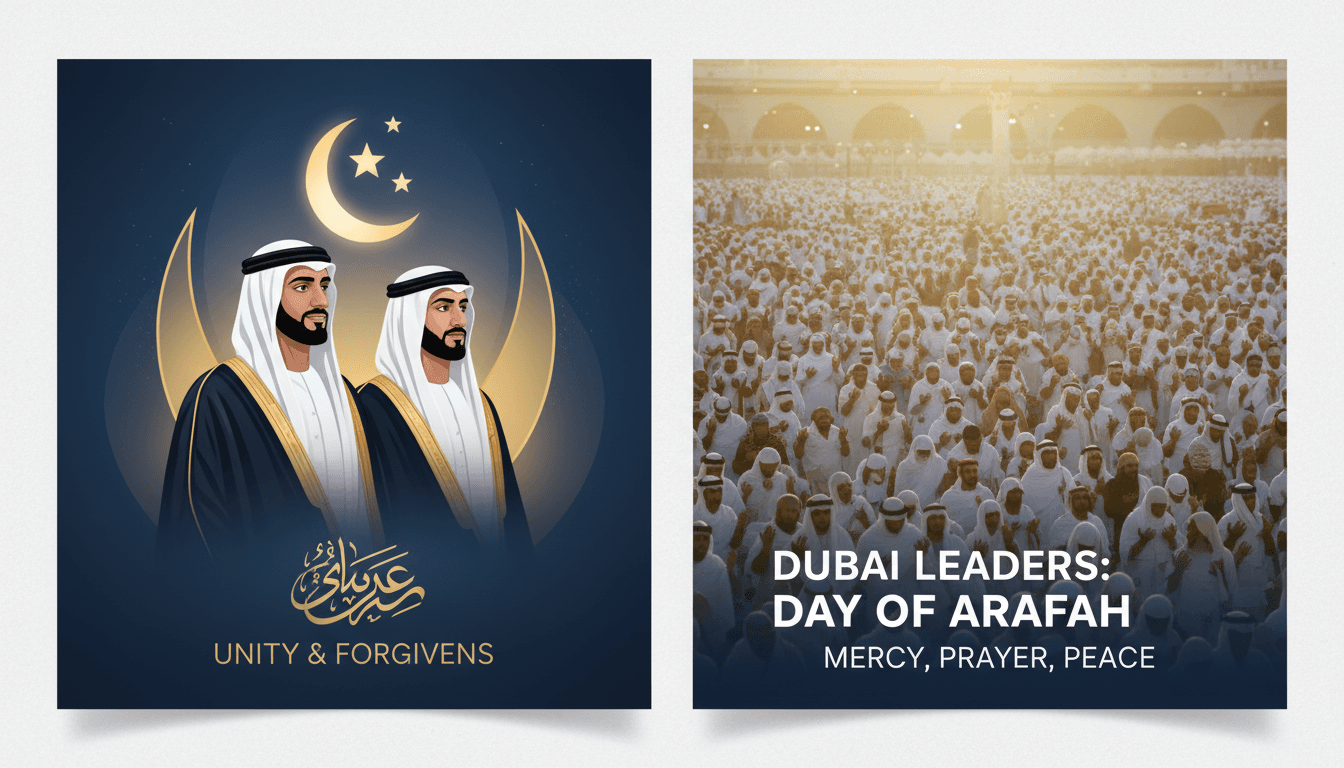Dubai Leaders Highlight Day of Arafah's Significance for Unity and Forgiveness