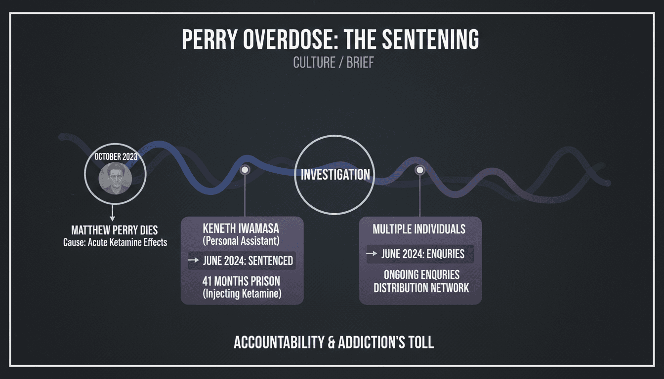 Personal assistant sentenced for role in Matthew Perry's drug overdose