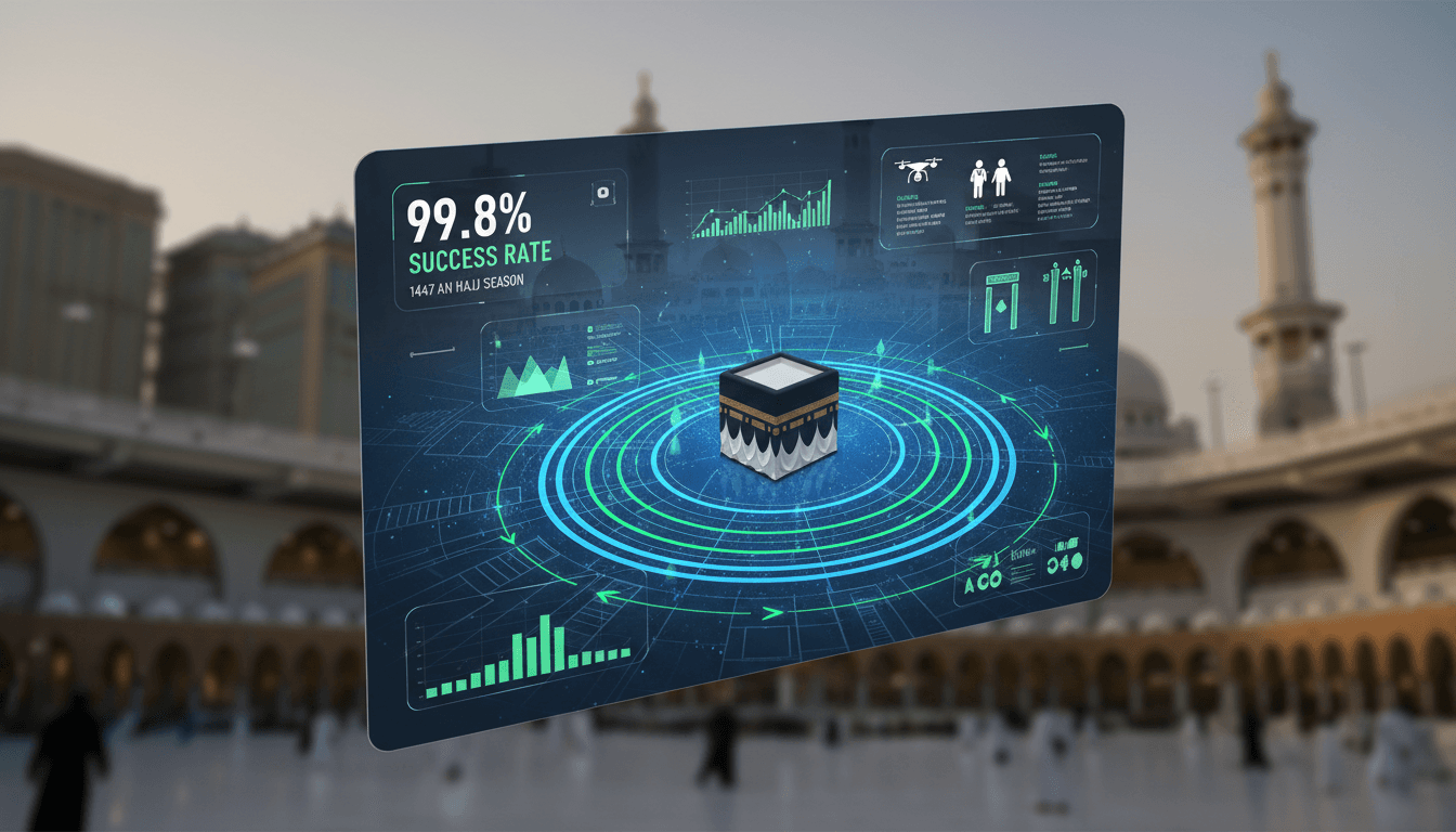 Pilgrims performing the Farewell Tawaf at the Grand Mosque in Makkah.