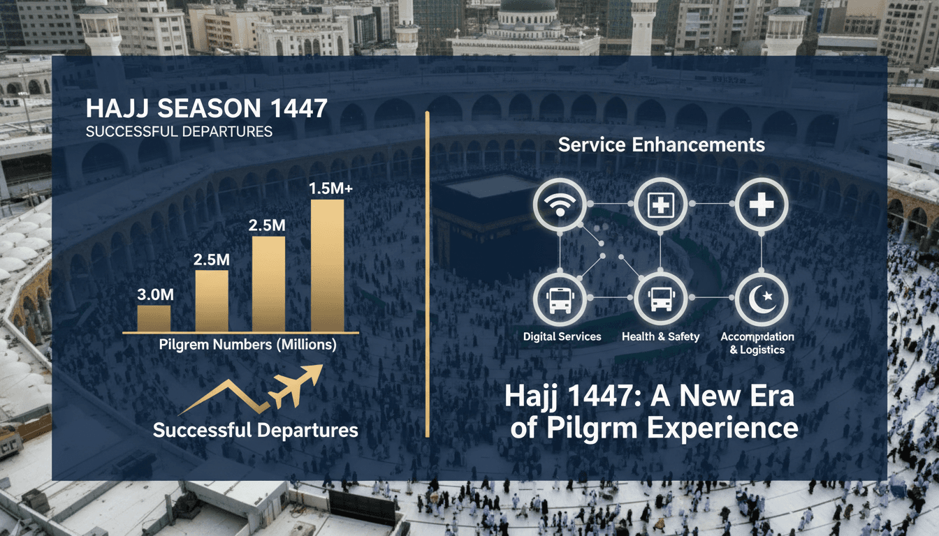 Pilgrims departing from Saudi Arabia after completing Hajj rituals