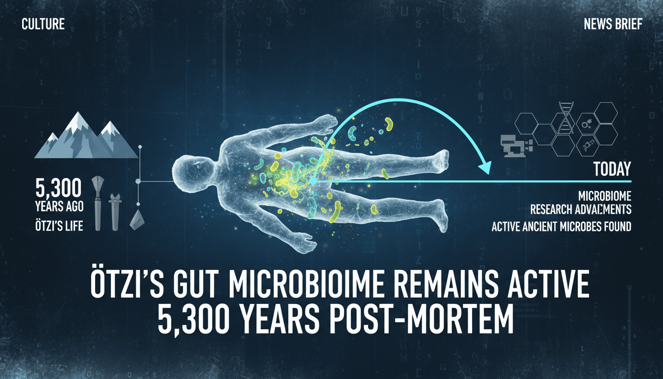 Ötzi the Iceman's remains with a focus on microbiome research