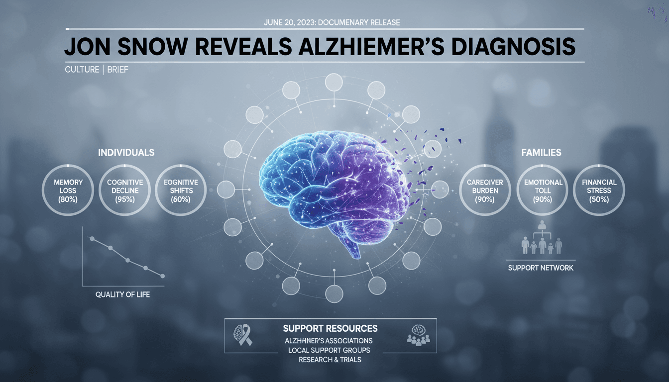 Jon Snow reveals Alzheimer's diagnosis in upcoming documentary