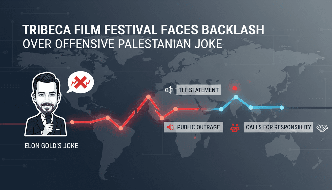 Tribeca Film Festival faces backlash over offensive joke about Palestinians