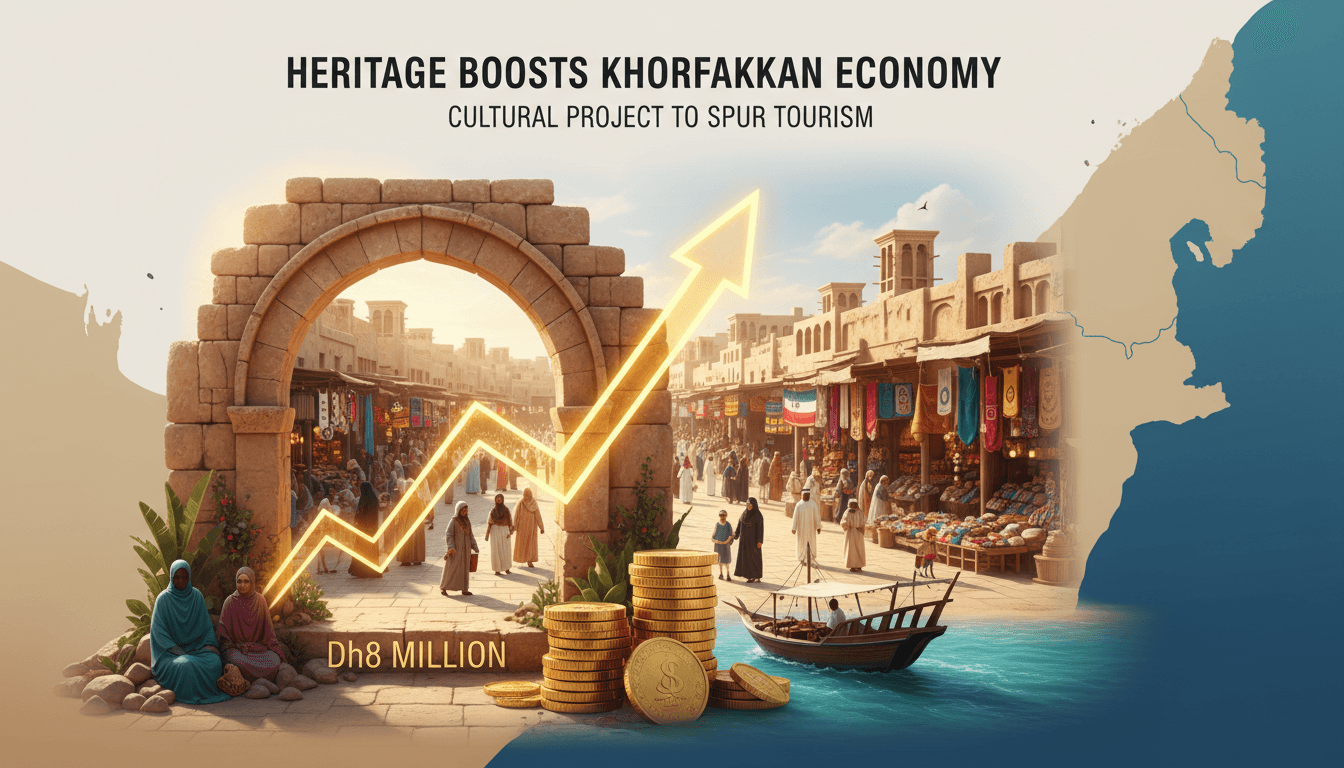 Sheikh Dr. Sultan bin Mohammed Al Qasimi at the heritage project launch in Khorfakkan.