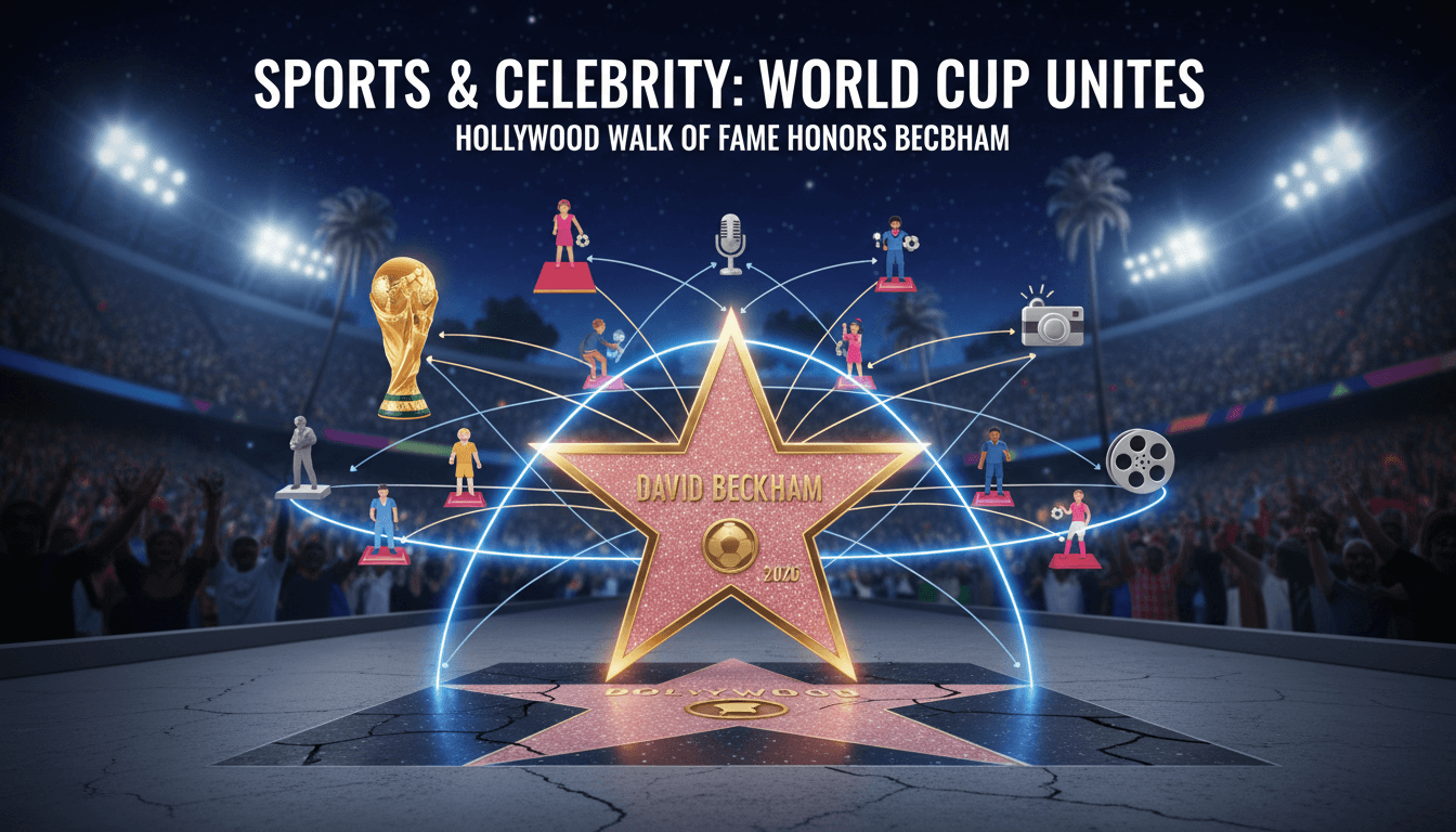 David Beckham honored with Hollywood Walk of Fame star during 2026 World Cup opening
