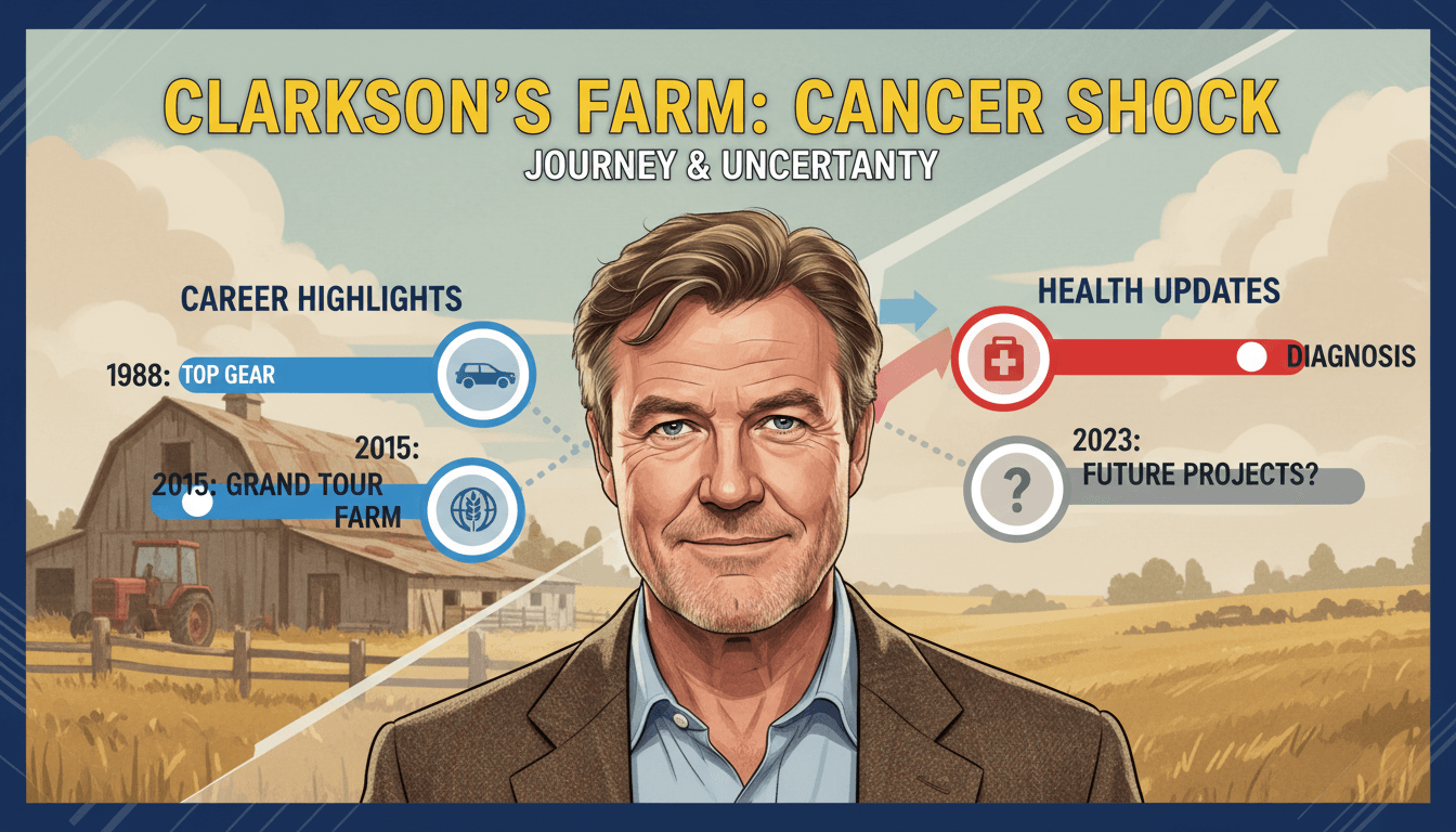 Jeremy Clarkson reveals cancer diagnosis during filming of Clarkson's Farm