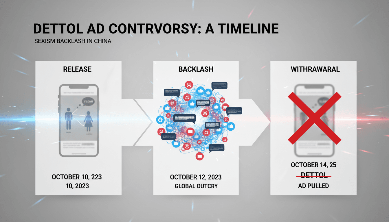Dettol advertisement controversy in China over sexism claims