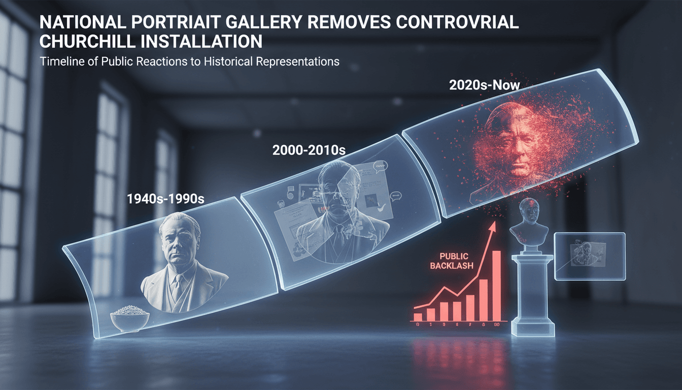 National Portrait Gallery Removes Controversial Churchill Installation Amid Public Backlash