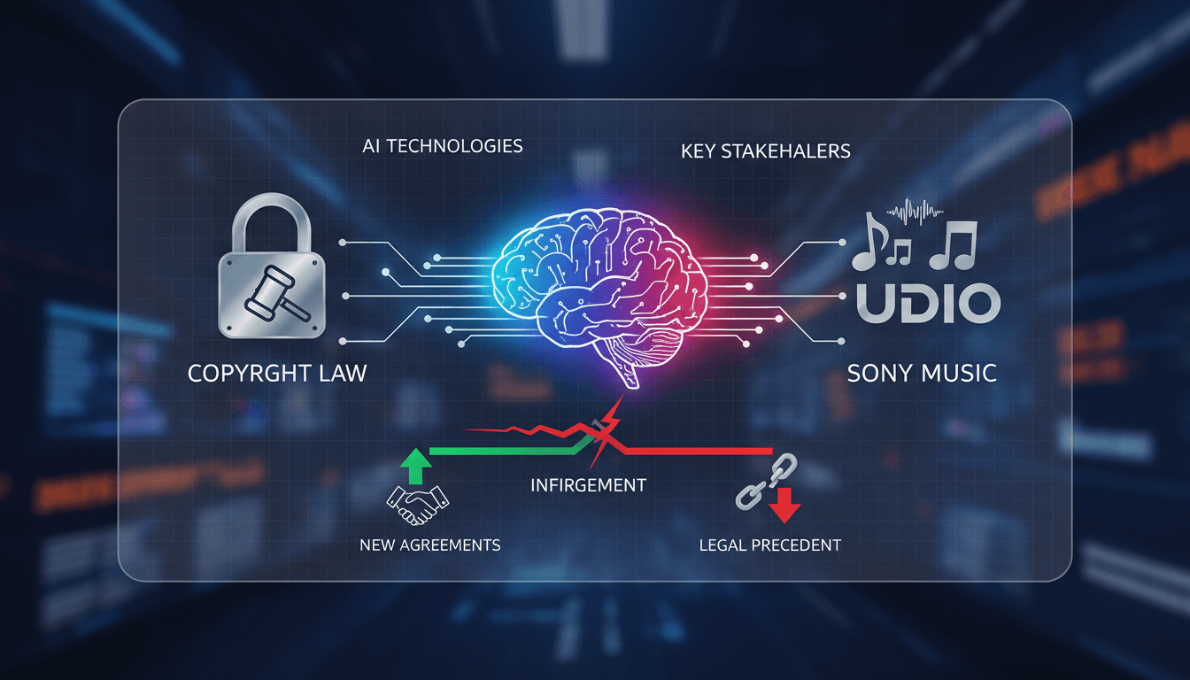 Sony Music sues AI startup Udio for copyright infringement of 30,000 recordings