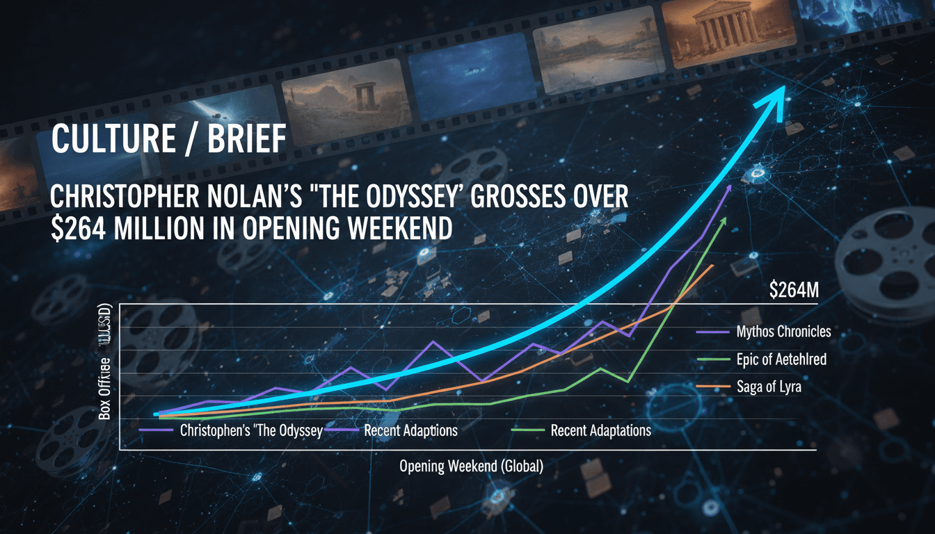 Christopher Nolan's 'The Odyssey' grosses over $264 million in opening weekend