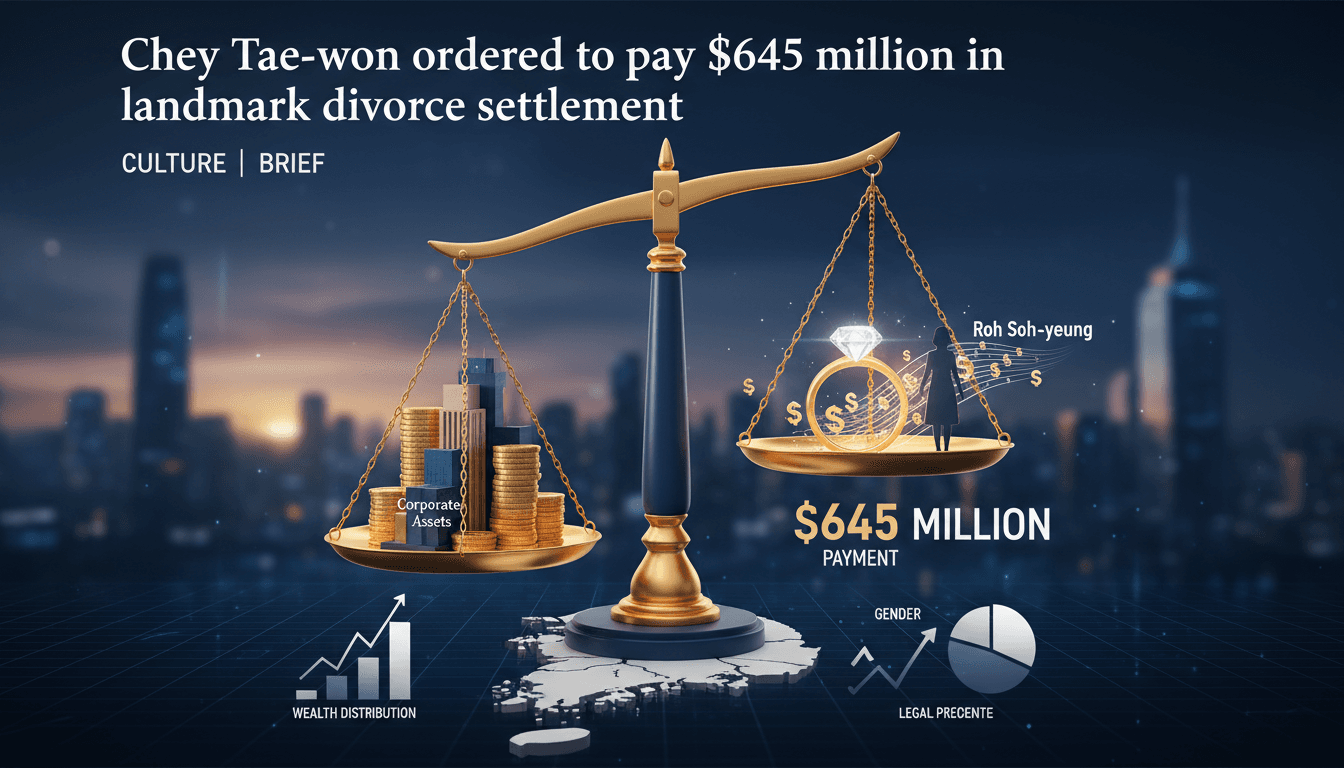 Chey Tae-won and Roh Soh-yeong divorce settlement analysis