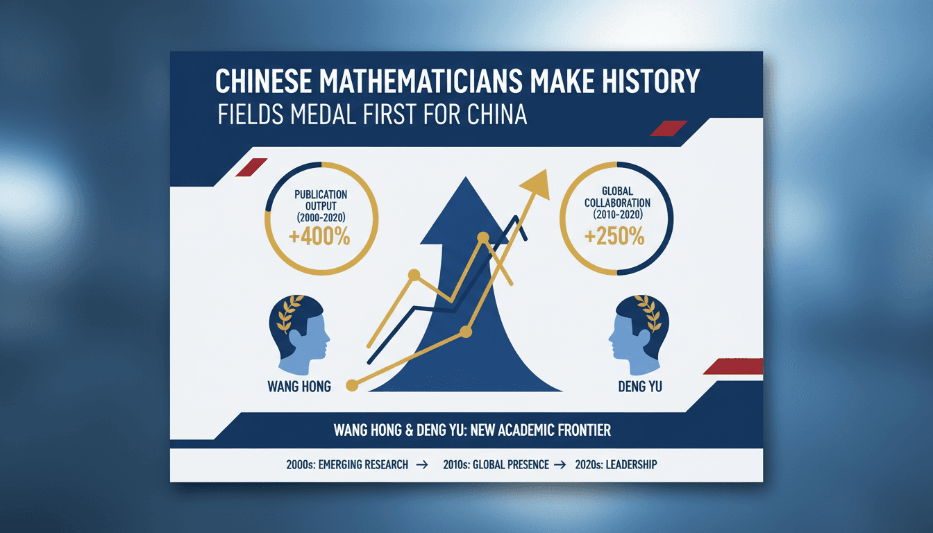 Chinese Mathematicians Win Fields Medal for First Time