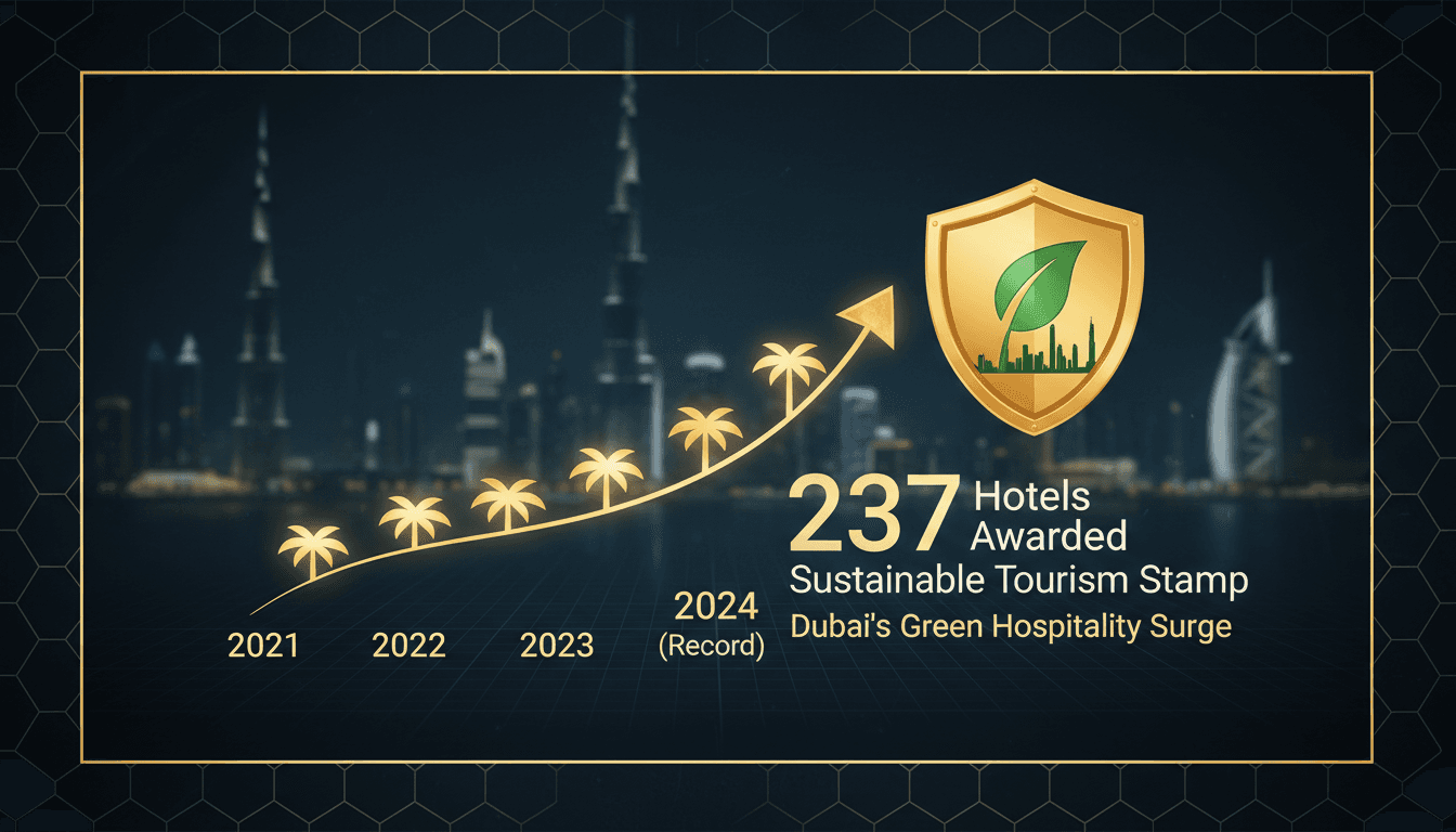 Dubai awards record number of hotels with Sustainable Tourism Stamp