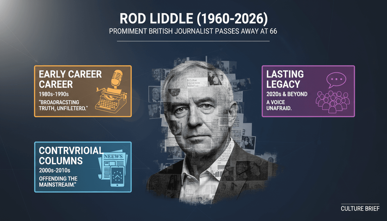 Rod Liddle, influential British journalist, during a public event.