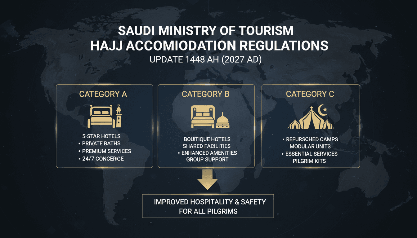 Saudi Ministry of Tourism updates Hajj accommodation regulations for 2027