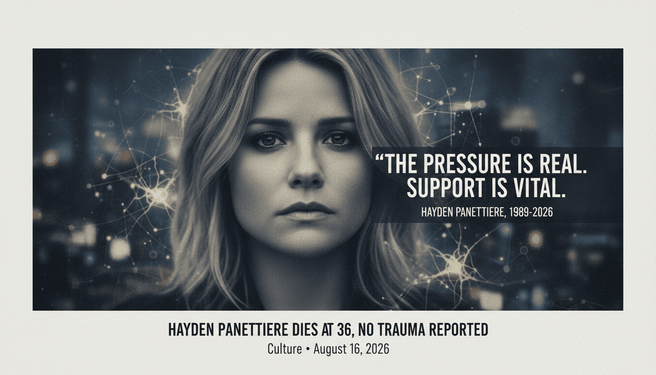 Hayden Panettiere Dies at 36 with No Signs of Trauma Reported