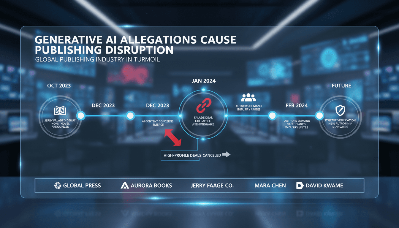 Generative AI Allegations Cause Major Disruptions in Global Publishing Industry