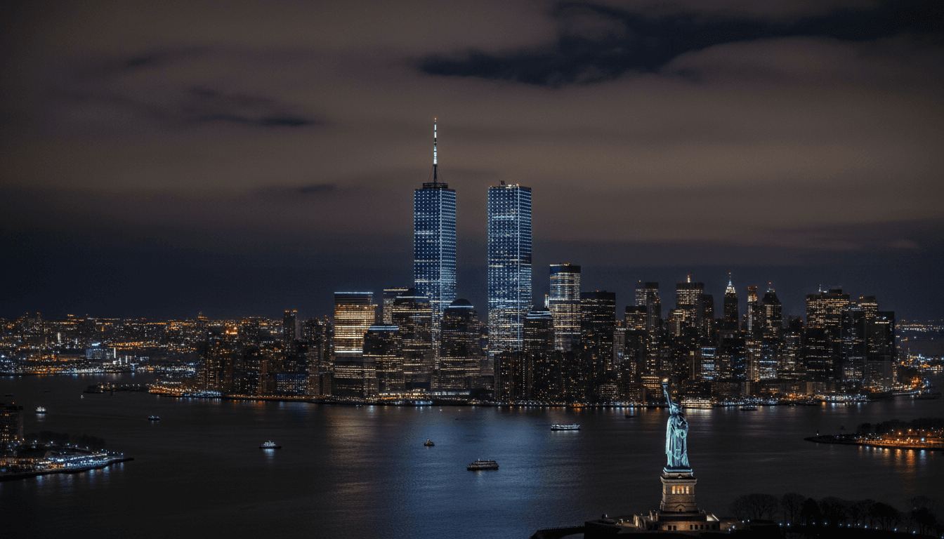 Drone Light Installation Commemorates 25th Anniversary of 9/11 Attacks