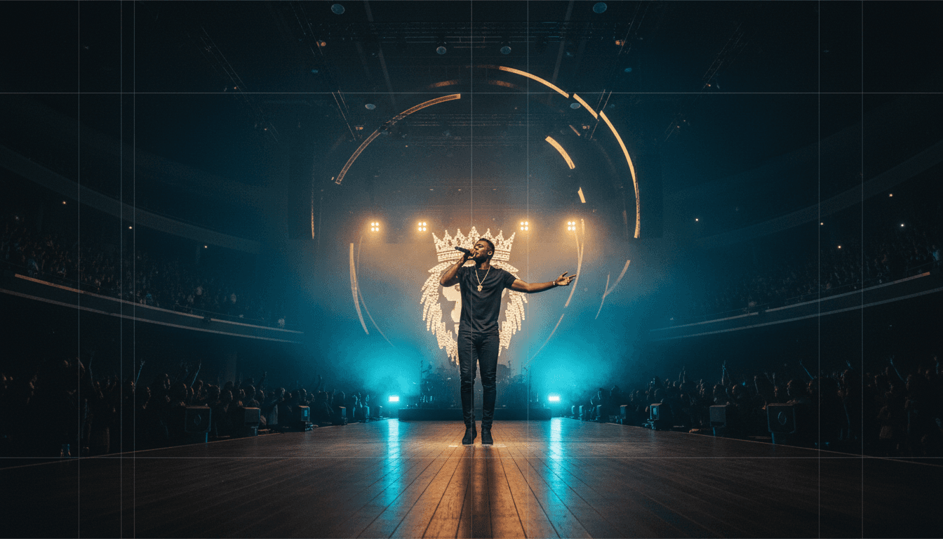 Sway Dasafo performing live, showcasing his influence on British hip-hop culture.