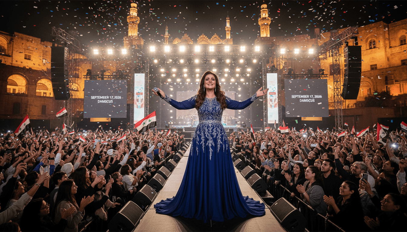Assala Nasri Performs in Damascus After 15 Years of Exile