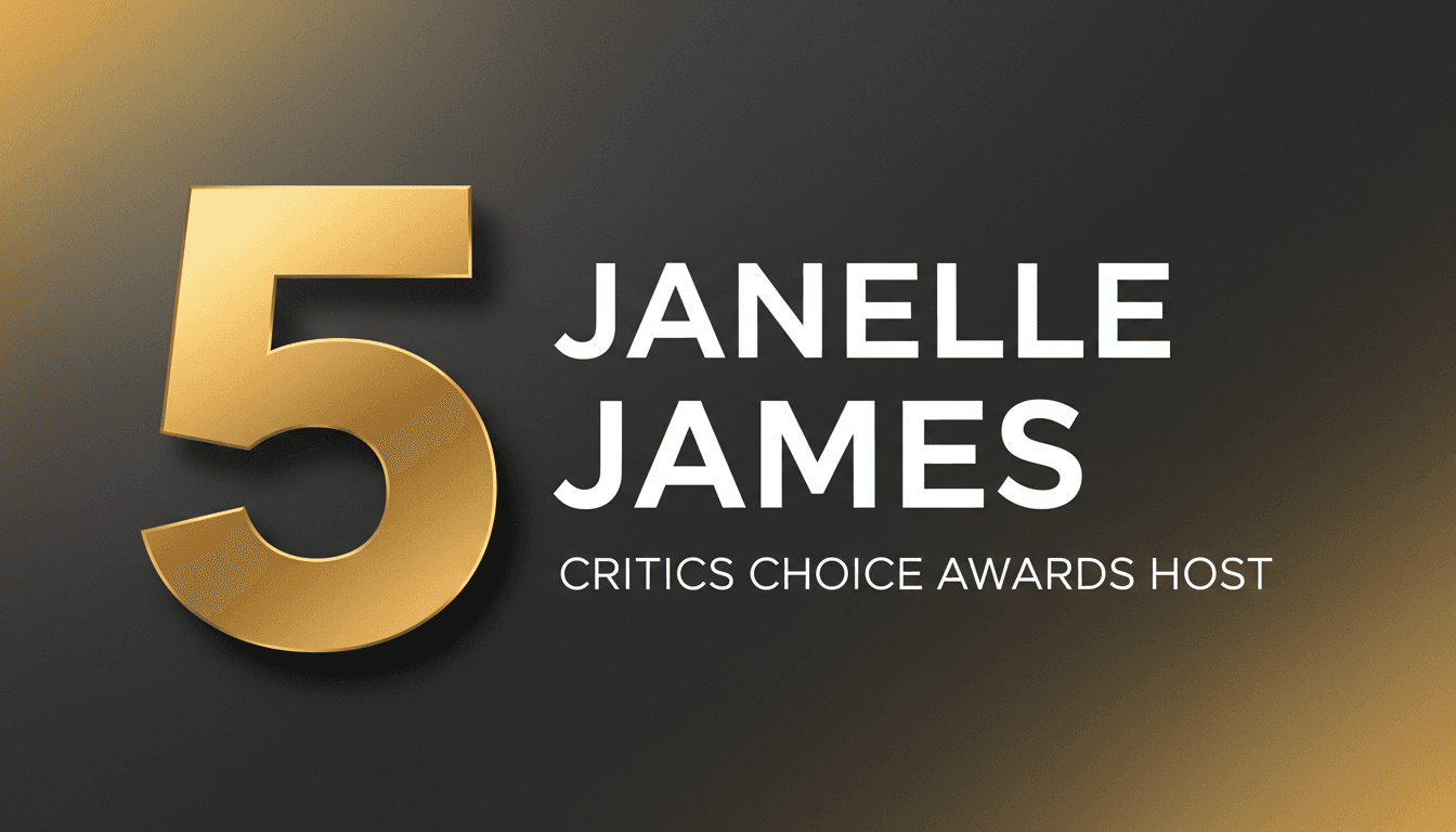 Actress and comedian Janelle James announced as host for the Critics Choice Awards ceremony