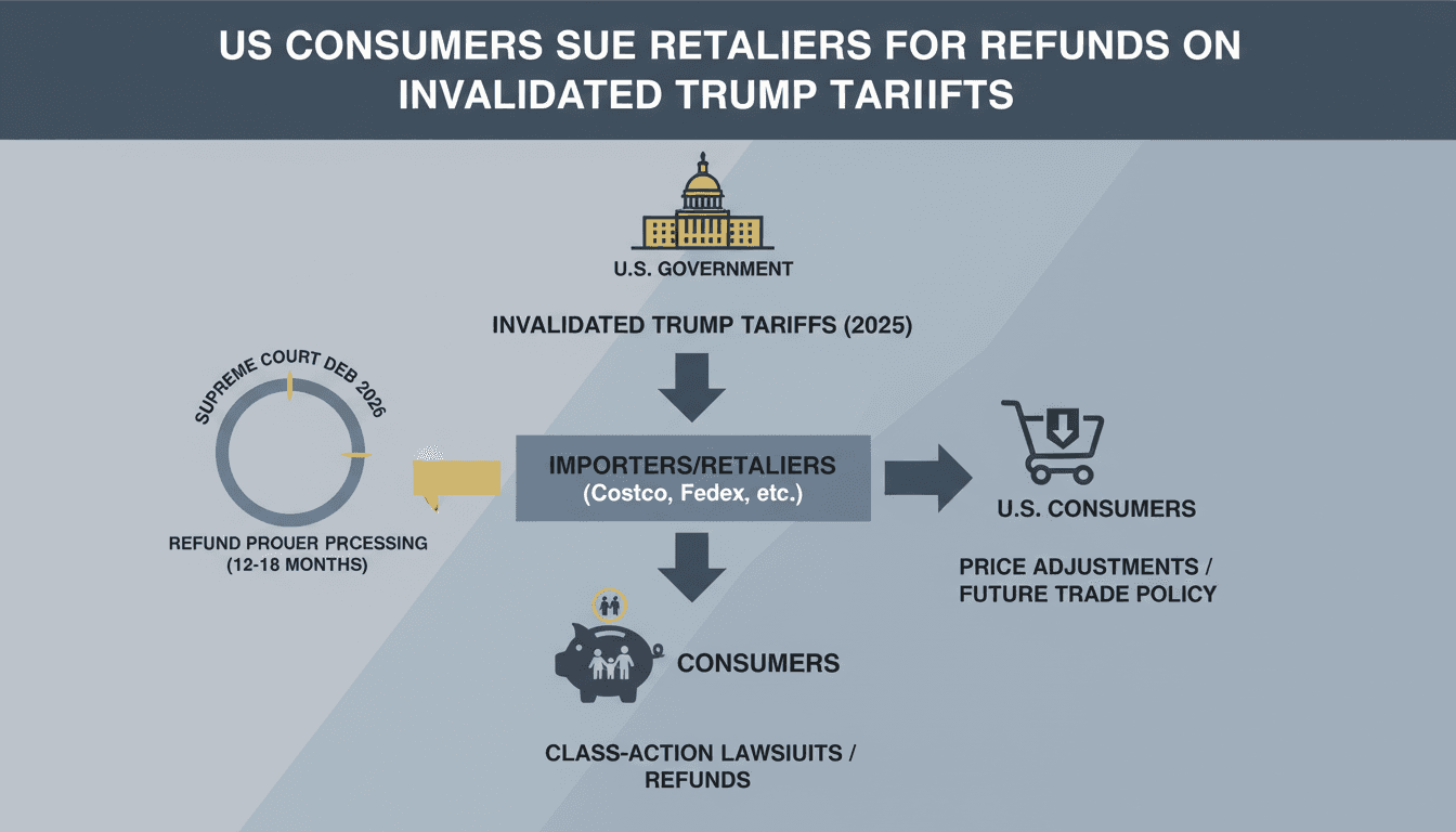 US consumers sue retailers for refunds on invalidated Trump tariffs