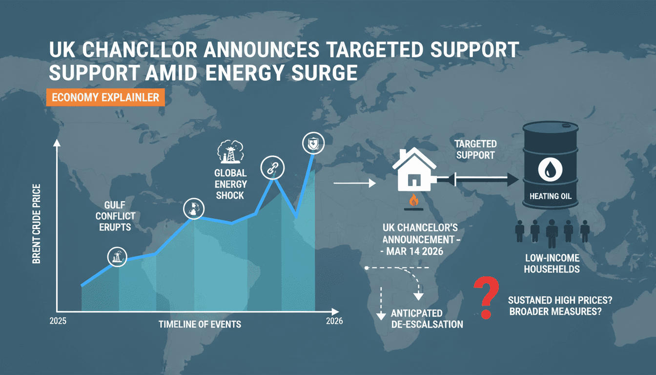 UK Chancellor Announces Targeted Support for Households Amid Energy Price Surge from Gulf Conflict