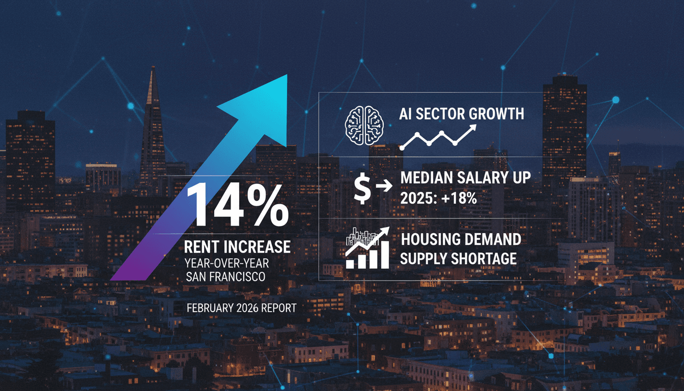 San Francisco apartment rents rise 14% year-over-year driven by AI sector growth