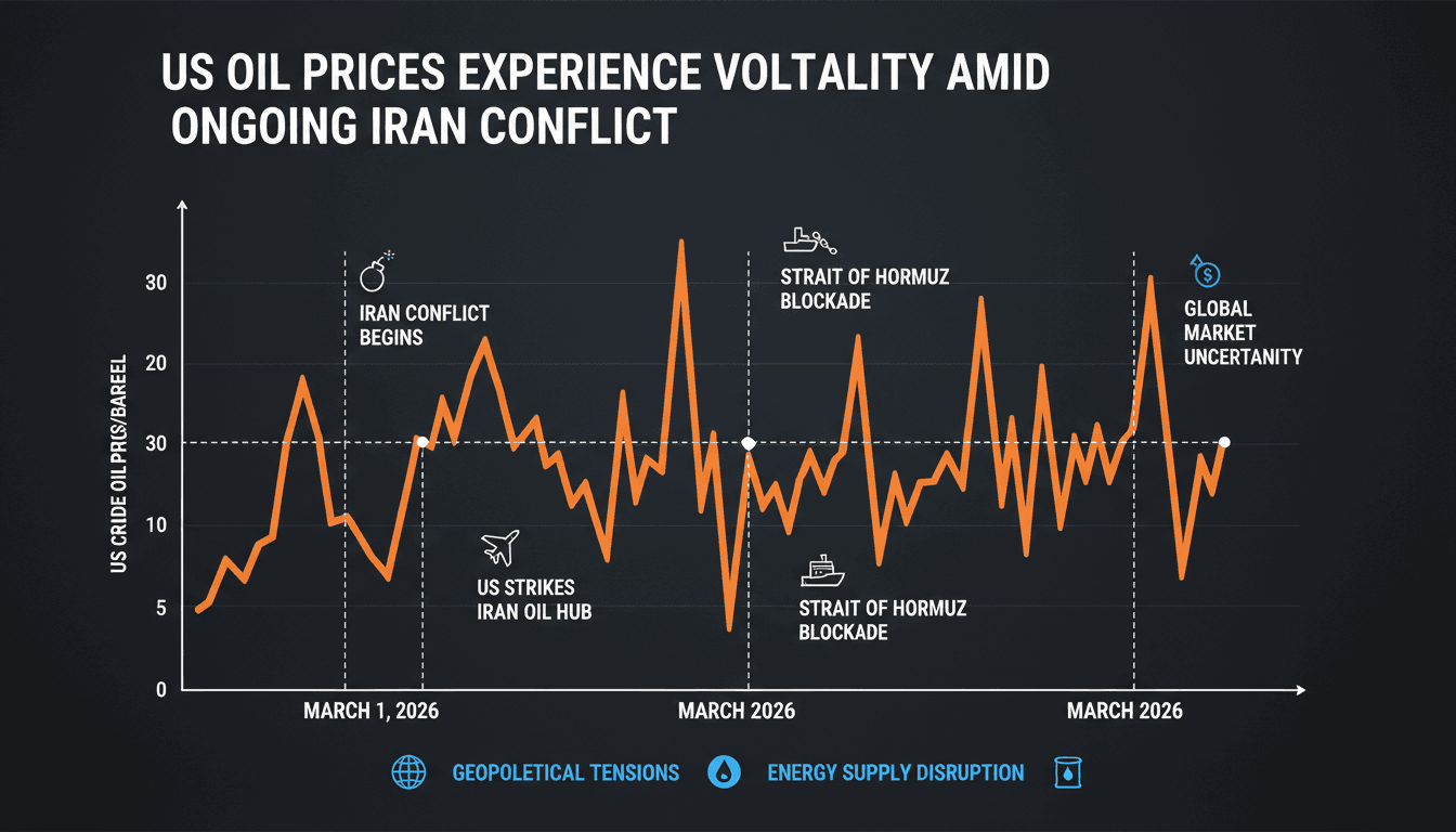US Oil Prices Experience Volatility Amid Ongoing Iran Conflict