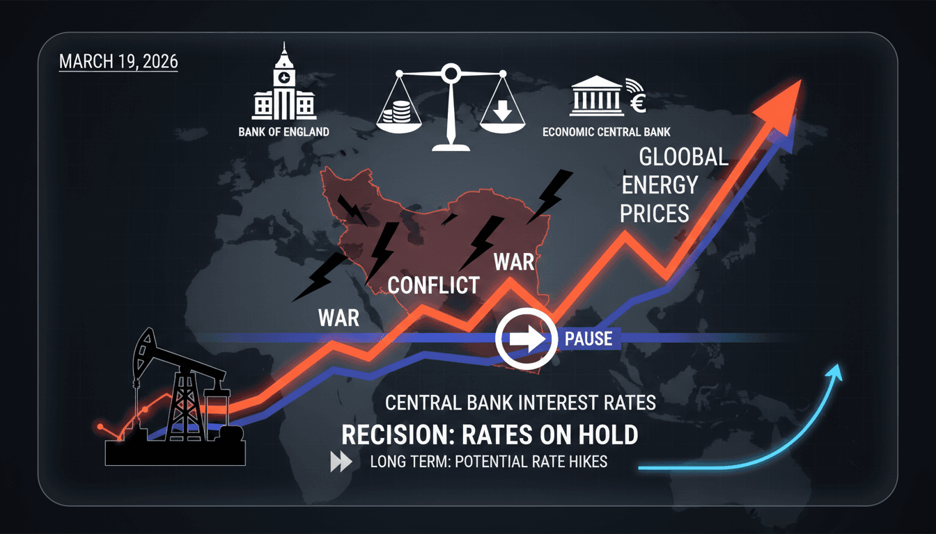Central Banks Pause Interest Rate Adjustments Amid Iran War and Energy Price Surge