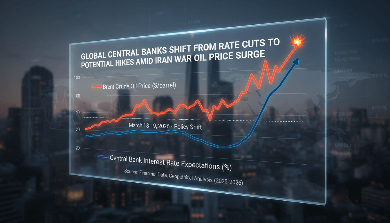 Global Central Banks Shift from Rate Cuts to Potential Hikes Amid Iran War Oil Price Surge