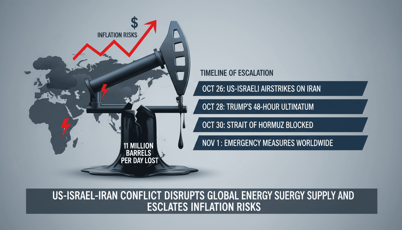 US-Israel-Iran conflict disrupts global energy supply and escalates inflation risks