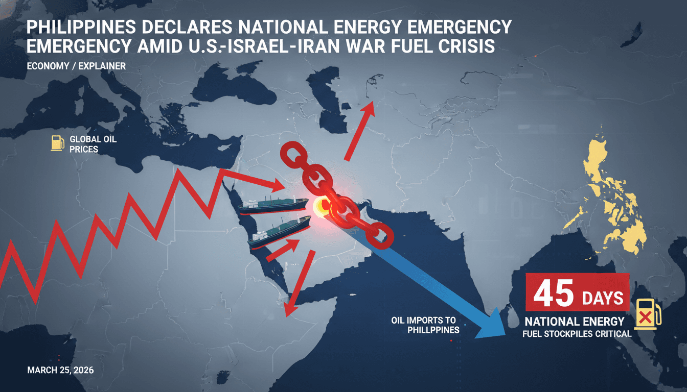 Philippines Declares National Energy Emergency Amid U.S.-Israel-Iran War Fuel Crisis